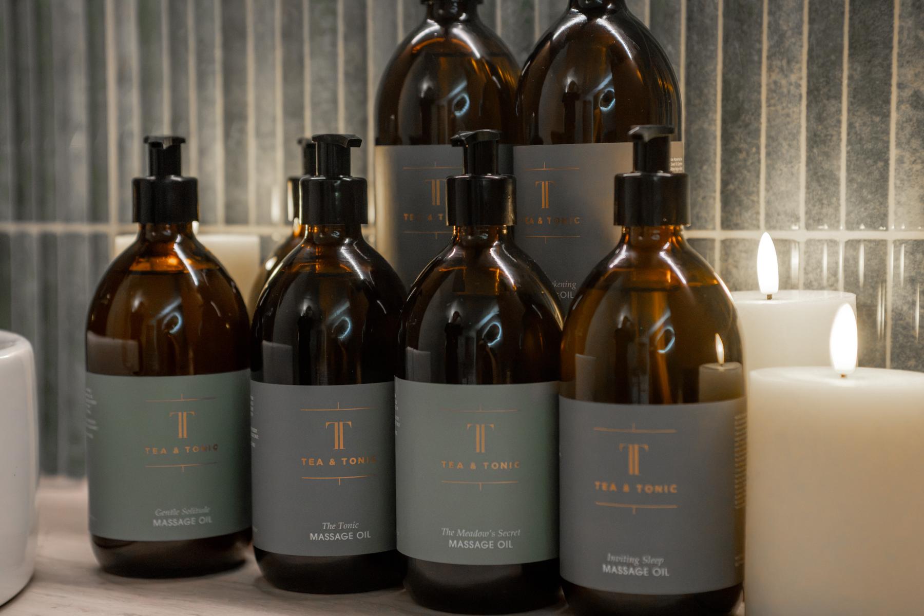 Tea & Tonic massage oils